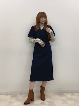 あっちゃんさん（レディース・156cm）の冬コーディネート