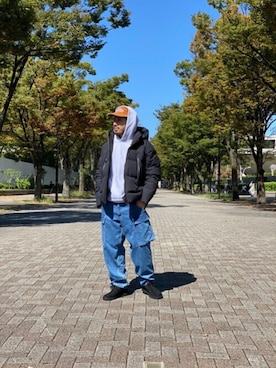 「DESCENTE ALLTERRAIN（デサント　オルテライン）のアイテム（ジャケット/アウター）」を使った、牛木さん（メンズ・165cm）の秋コーディネート