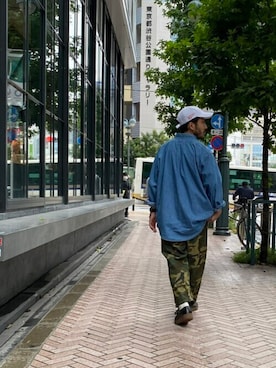 「TIGRE BROCANTE（ティグルブロカンテ）のアイテム」を使った、牛木さん（メンズ・165cm）の夏コーディネート