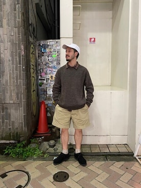 「フランス軍」｜牛木さん（メンズ・165cm）の秋コーディネート
