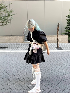「アイテム（レッグウェア）」を使った、𝒜𝒴𝒜𝒦𝒜さん（レディース・157cm）の夏コーディネート