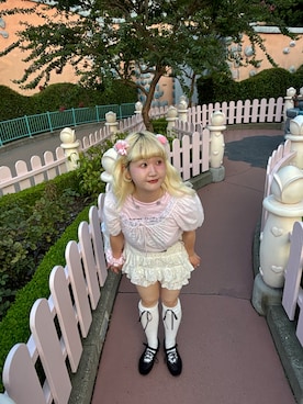 「FOREVER 21（フォーエバー トゥエンティーワン）のアイテム（トップス）」を使った、𝒜𝒴𝒜𝒦𝒜さん（レディース・157cm）の夏コーディネート