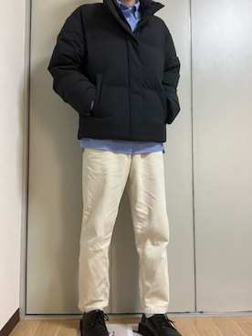 「UNDERCOVER（アンダーカバー）のアイテム」を使った、白王子ゆーや@Twitchさん（メンズ・172cm）の冬コーディネート