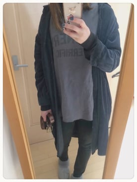 「Honeys（ハニーズ）のアイテム（シャツワンピース）」を使った、syr!さん（レディース・168cm）の春コーディネート