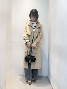 「CHARLES & KEITH（チャールズ & キース）のアイテム（パンプス）」を使った、CHARLES & KEITHさん（レディース・160cm）の秋コーディネート