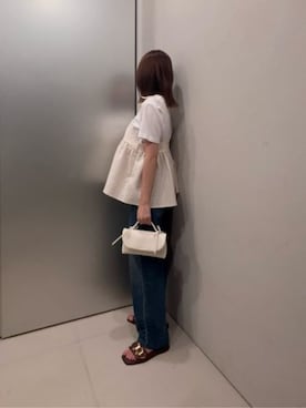 「CHARLES & KEITH（チャールズ & キース）のアイテム（財布）」を使った、CHARLES & KEITHさん（レディース・160cm）の夏コーディネート