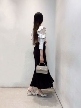「CHARLES & KEITH（チャールズ & キース）のKaia カイア スリングバックパンプス（パンプス）」を使った、CHARLES & KEITHさん（レディース・160cm）の夏コーディネート