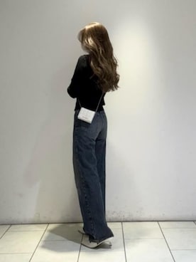 「CHARLES & KEITH（チャールズ & キース）のアイテム（財布）」を使った、CHARLES & KEITHさん（レディース・160cm）の春コーディネート