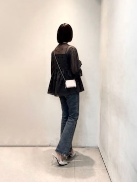 「CHARLES & KEITH（チャールズ & キース）のアイテム（財布）」を使った、CHARLES & KEITHさん（レディース・160cm）の夏コーディネート