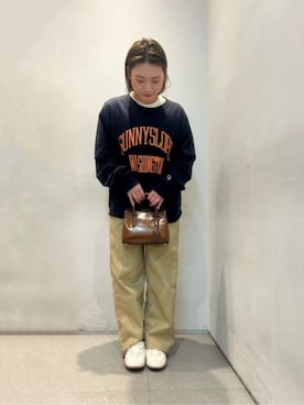 「CHARLES & KEITH（チャールズ & キース）のアイテム（スニーカー）」を使った、CHARLES & KEITHさん（レディース・160cm）の春コーディネート