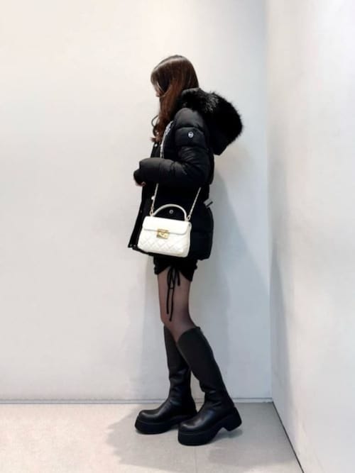 カウボーイ プラットフォームロングブーツ（ブーツ）｜CHARLES & KEITH