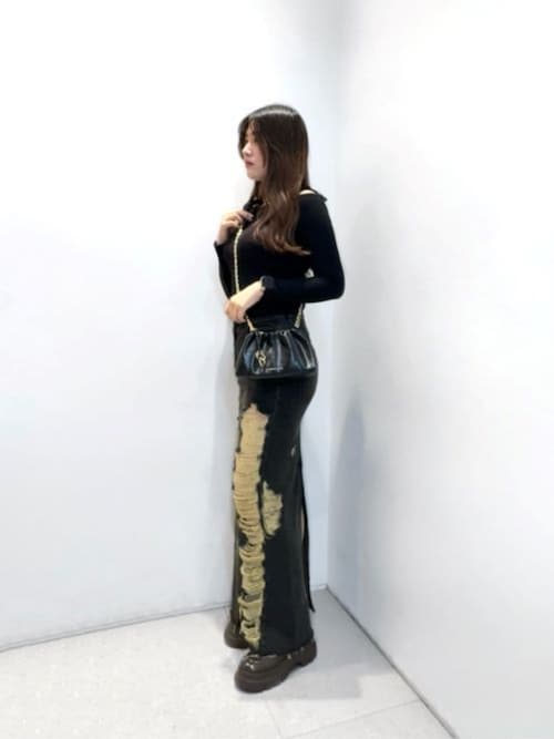 Ciara シアラ ルーシュドクロスボディーバッグ（ショルダーバッグ