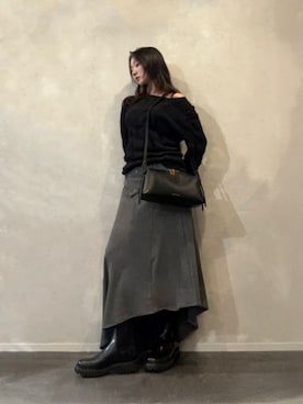 「CHARLES & KEITH（チャールズ & キース）のアイテム（ブーツ）」を使った、CHARLES & KEITHさん（レディース・160cm）の秋コーディネート