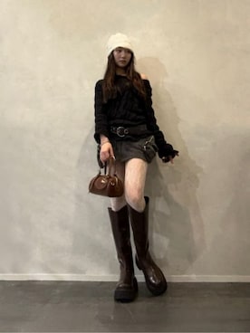 CHARLES & KEITHさん（レディース・160cm）の冬コーディネート