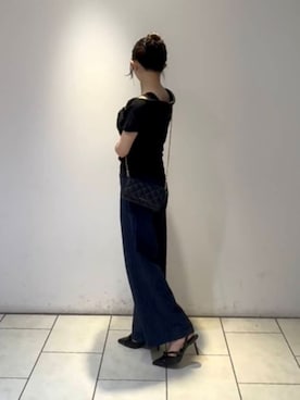 「CHARLES & KEITH（チャールズ & キース）のアイテム（財布）」を使った、CHARLES & KEITHさん（レディース・160cm）の春コーディネート