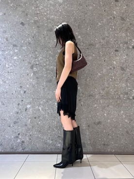 「CHARLES & KEITH（チャールズ & キース）のアイテム（ブーツ）」を使った、CHARLES & KEITHさん（レディース・160cm）の秋コーディネート