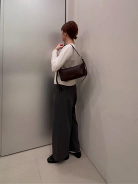 「CHARLES & KEITH（チャールズ & キース）のアイテム（バレエシューズ）」を使った、CHARLES & KEITHさん（レディース・160cm）の春コーディネート