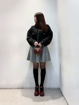 「CHARLES & KEITH（チャールズ & キース）のアイテム（パンプス）」を使った、CHARLES & KEITHさん（レディース・160cm）の秋コーディネート