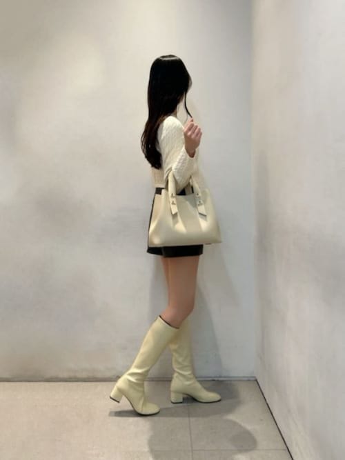 ブロックヒール ロングブーツ（ブーツ）｜CHARLES & KEITH（チャールズ