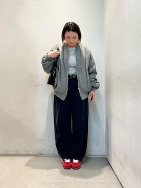 「CHARLES & KEITH（チャールズ & キース）のアイテム（スニーカー）」を使った、CHARLES & KEITHさん（レディース・160cm）の春コーディネート