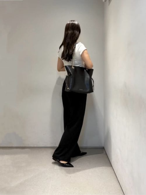 CHARLES&KEITH アリア ブレイドストラップダブルハンドルトートバッグ CHARLES ＆ KEITH トートバッグ Arya アリア リサイクルスエード