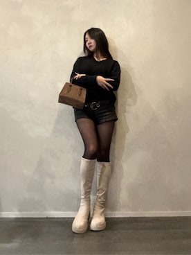 CHARLES & KEITHさん（レディース・160cm）の冬コーディネート