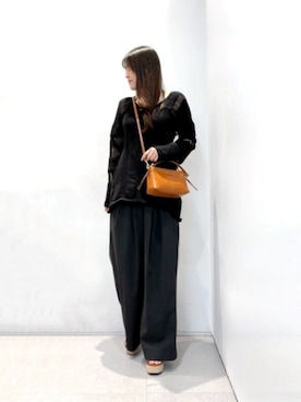 「CHARLES & KEITH（チャールズ & キース）のクロスオーバー エスパドリーユウエッジ（サンダル）」を使った、CHARLES & KEITHさん（レディース・160cm）の春コーディネート