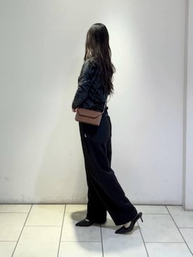 「CHARLES & KEITH（チャールズ & キース）のアイテム（財布）」を使った、CHARLES & KEITHさん（レディース・160cm）の冬コーディネート