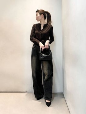 「CHARLES & KEITH（チャールズ & キース）のKaia カイア スリングバックパンプス（パンプス）」を使った、CHARLES & KEITHさん（レディース・160cm）の春コーディネート