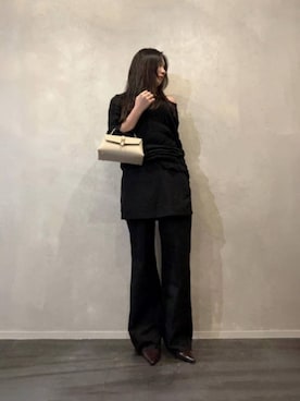 「CHARLES & KEITH（チャールズ & キース）のアイテム（パンプス）」を使った、CHARLES & KEITHさん（レディース・160cm）の秋コーディネート