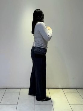 「CHARLES & KEITH（チャールズ & キース）のアイテム（財布）」を使った、CHARLES & KEITHさん（レディース・160cm）の冬コーディネート