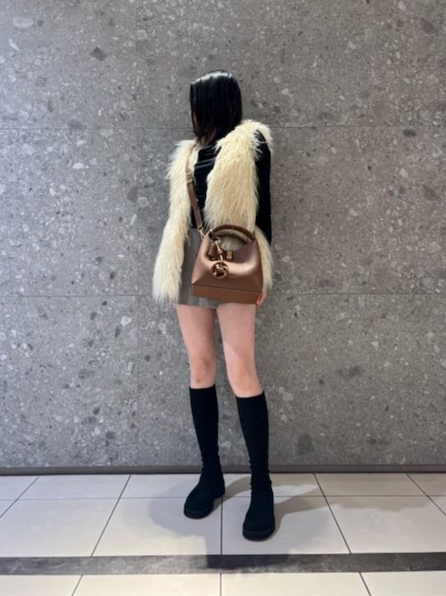 たかはし 【新品】 チャンス メタリックアクセントバケットバッグ オリーブ CHARLES & KEITH Chance チャンス メタリックアクセントバケットバッグ