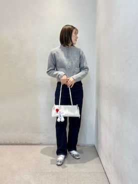 「アイテム（キーケース/キーアクセサリー）」を使った、CHARLES & KEITHさん（レディース・160cm）の冬コーディネート