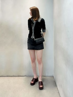 「CHARLES & KEITH（チャールズ & キース）のアイテム（財布）」を使った、CHARLES & KEITHさん（レディース・160cm）の春コーディネート