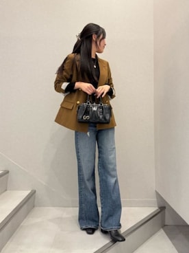 「CHARLES & KEITH（チャールズ & キース）のアイテム（ブーツ）」を使った、CHARLES & KEITHさん（レディース・160cm）の秋コーディネート