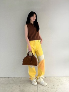 「CHARLES & KEITH（チャールズ & キース）のアイテム（スニーカー）」を使った、CHARLES & KEITHさん（レディース・160cm）の夏コーディネート