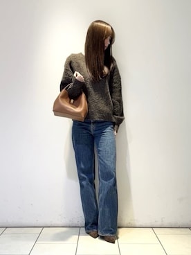 「CHARLES & KEITH（チャールズ & キース）のアイテム（パンプス）」を使った、CHARLES & KEITHさん（レディース・160cm）の秋コーディネート