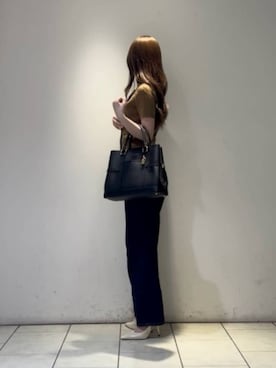「CHARLES & KEITH（チャールズ & キース）のアイテム（トートバッグ）」を使った、CHARLES & KEITHさん（レディース・160cm）の夏コーディネート