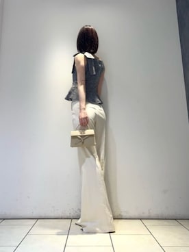 「CHARLES & KEITH（チャールズ & キース）のTaylen テイレン スリングバッグパンプス（パンプス、ベージュ系）」を使った、CHARLES & KEITHさん（レディース・160cm）の夏コーディネート