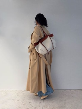 「CHARLES & KEITH（チャールズ & キース）のアイテム（バレエシューズ）」を使った、CHARLES & KEITHさん（レディース・160cm）の春コーディネート