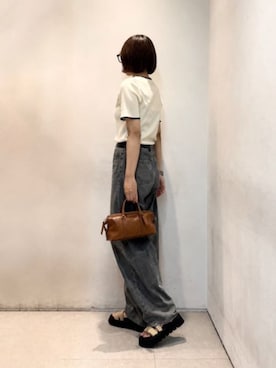 「CHARLES & KEITH（チャールズ & キース）のアイテム（サンダル）」を使った、CHARLES & KEITHさん（レディース・160cm）の夏コーディネート
