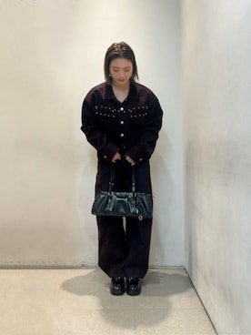 「CHARLES & KEITH（チャールズ & キース）のペニーローファー パンプス / Penny Loafer Pumps（ローファー、ブラック系）」を使った、CHARLES & KEITHさん（レディース・160cm）の春コーディネート