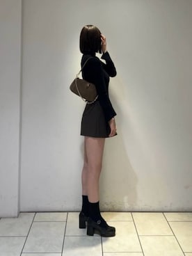 「CHARLES & KEITH（チャールズ & キース）のアイテム（パンプス）」を使った、CHARLES & KEITHさん（レディース・160cm）の秋コーディネート