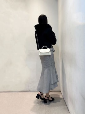 「CHARLES & KEITH（チャールズ & キース）のアイテム（財布）」を使った、CHARLES & KEITHさん（レディース・160cm）の冬コーディネート