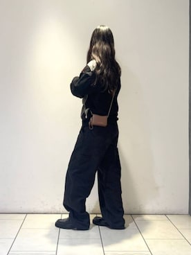 「CHARLES & KEITH（チャールズ & キース）のアイテム（財布）」を使った、CHARLES & KEITHさん（レディース・160cm）の冬コーディネート