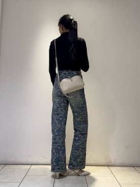 「CHARLES & KEITH（チャールズ & キース）のSepphe セフェ スタッズストラップパンプス（パンプス）」を使った、CHARLES & KEITHさん（レディース・160cm）の春コーディネート