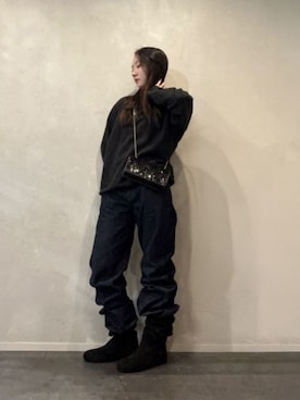 「CHARLES & KEITH（チャールズ & キース）のアイテム（ブーツ）」を使った、CHARLES & KEITHさん（レディース・160cm）の秋コーディネート