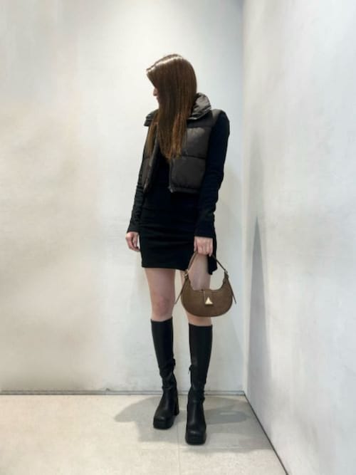 新品 イービー プラットフォームブロックヒールロングブーツ Evie イービー プラットフォームブロックヒールロングブーツ