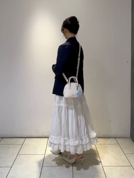 「CHARLES & KEITH（チャールズ & キース）のKaia カイア スリングバックパンプス（パンプス）」を使った、CHARLES & KEITHさん（レディース・160cm）の春コーディネート