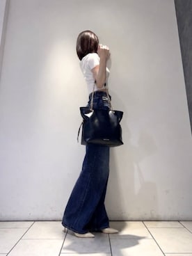 「CHARLES & KEITH（チャールズ & キース）のTaylen テイレン スリングバッグパンプス（パンプス）」を使った、CHARLES & KEITHさん（レディース・160cm）の夏コーディネート